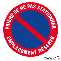 Panneau Défense de stationner - Novap