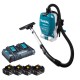 Aspirateur dorsal + 2 Accu 18V  5.0Ah Li-Ion DVC261ZX11 Makita