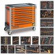 Servante mobile d'atelier 9 tiroirs 487 outils BW 2400S XL9/E-XL Beta