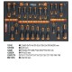 Servante mobile d'atelier 9 tiroirs 487 outils BW 2400S XL9/E-XL Beta