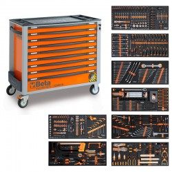 Servante mobile extra-large d'atelier 9 tiroirs 716 outils BW 2400S XL9/E-XXL Beta