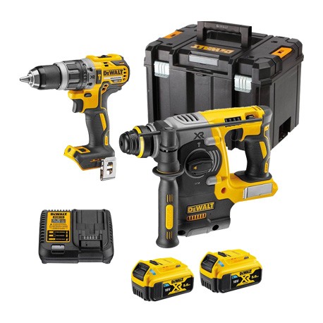 Set de 2 machines 18V DCK207P2T-QW DEWALT