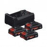 Set de 3 accus 4.0AH 18V Li-Ion Expert 0615V0005X BOSCH