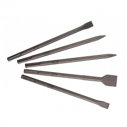5 burins pour perforateur 630488000 METABO